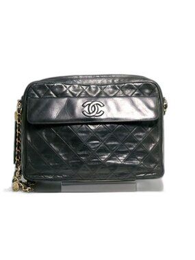Chanel Quilted Leather Chain Shoulder Bag